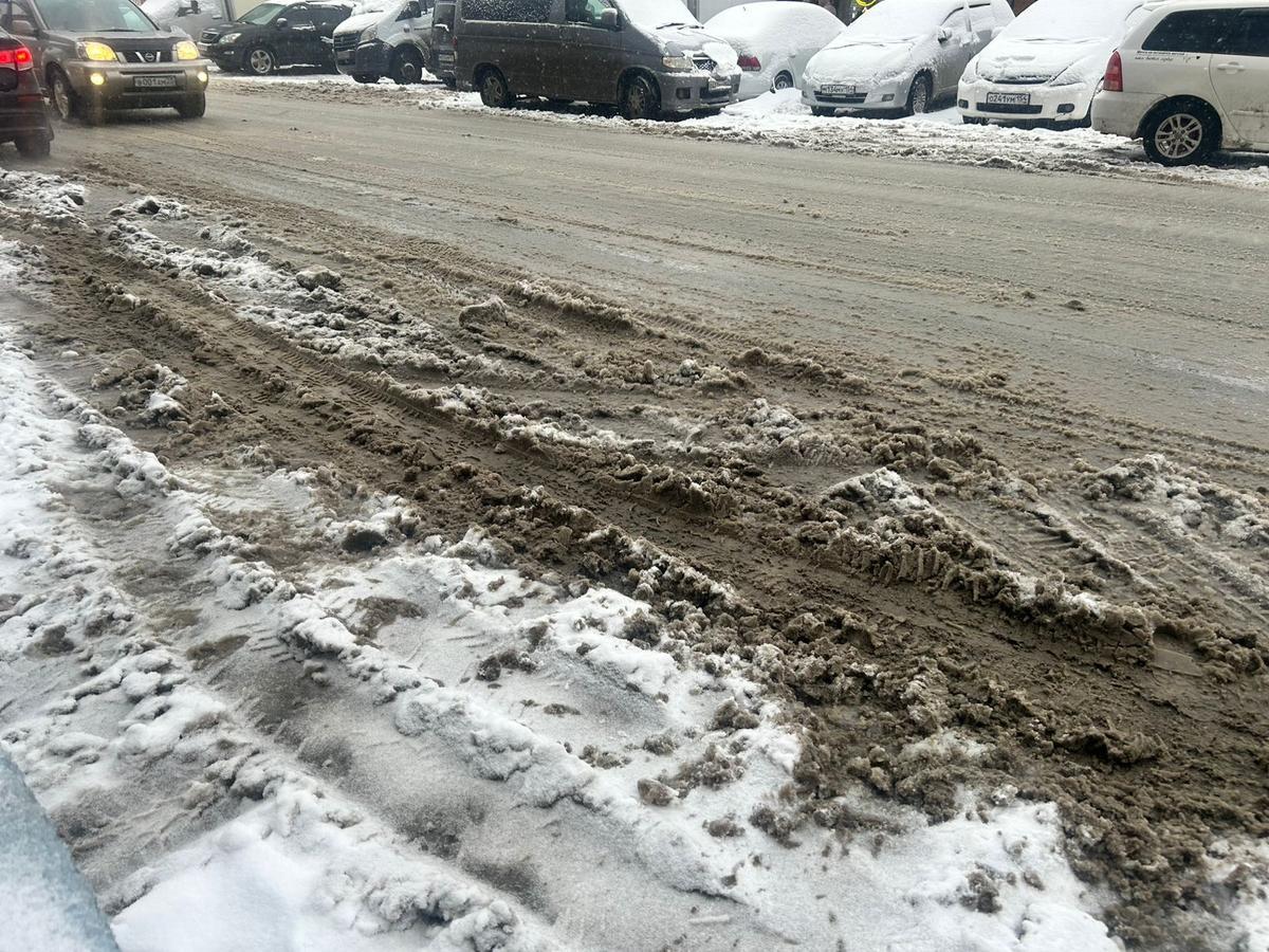 Фото «Не пройти, не проехать»: Новосибирск погрузился в слякоть. Фоторепортаж 11 - Сиб.ФМ Фото «Не пройти, не проехать»: Новосибирск погрузился в слякоть. Фоторепортаж 11